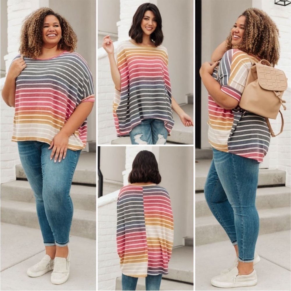 Andree By Unit Multicolor Dolman Top One Size